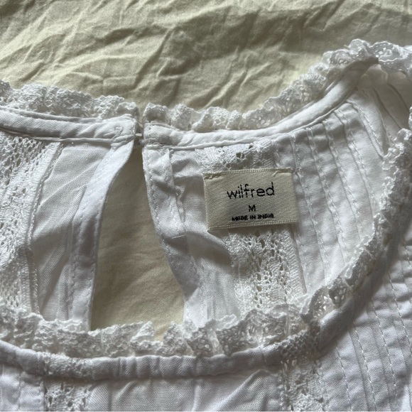 NWT Wilfred Wallflower Blouse in White - Picture 6 of 9